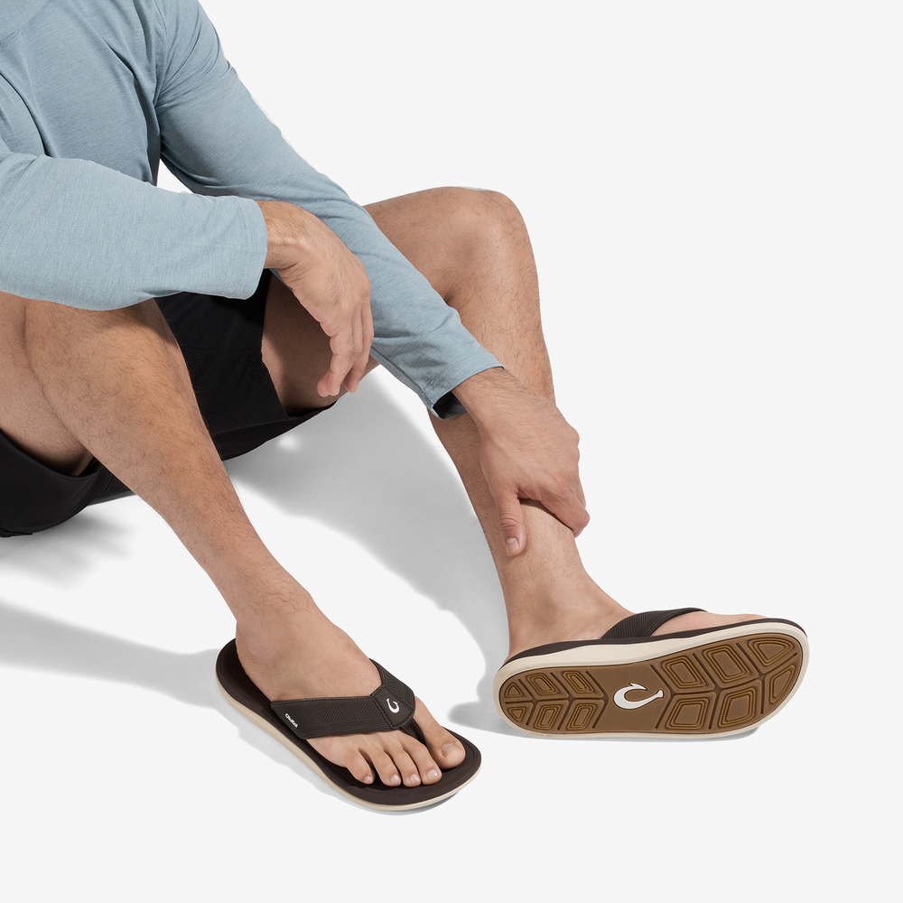 OluKai New Arrivals | 'Ahi Kai - Dark Java / Dark Java